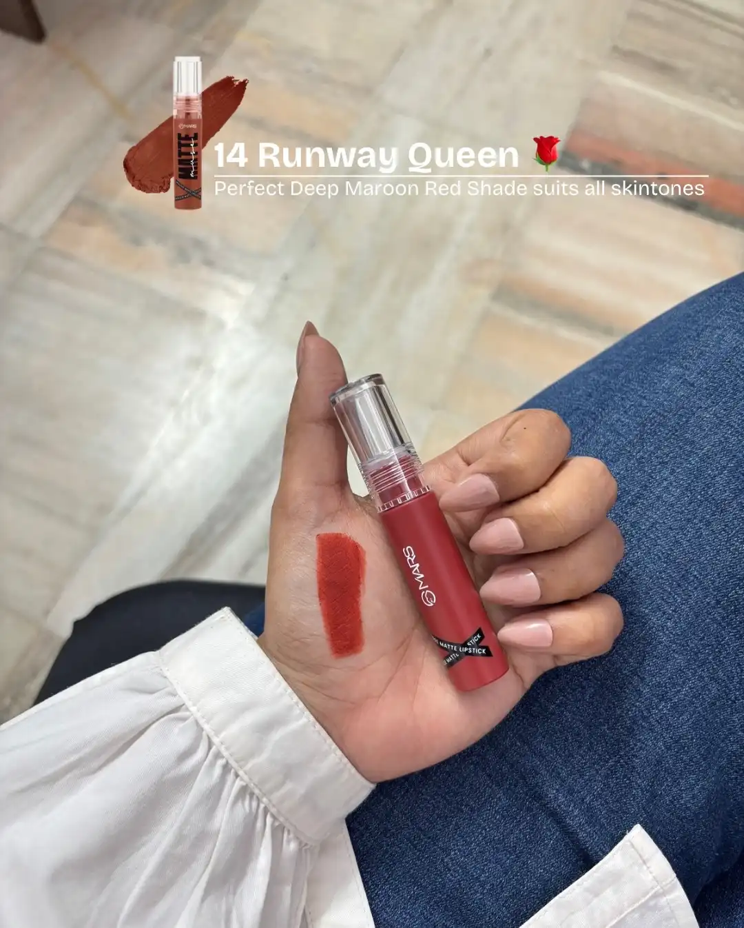 Product image of MARS Matte Muse Mousse Lipstick  with Doe-Foot Applicator