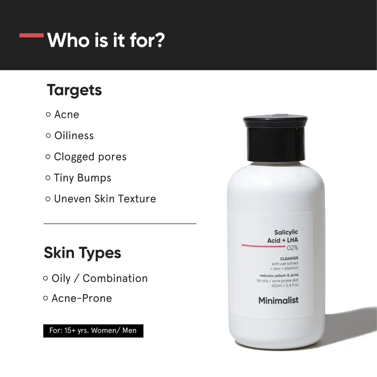 Product image of Minimalist  Salicylic Acid + LHA 2% Cleanser