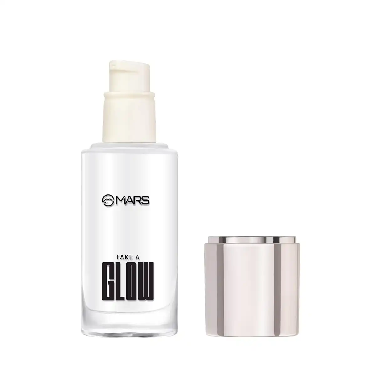 Product image of MARS Take A Glow Illuminating Primer + Strobe Cream | 3-in-1 Formula: Moisturiser, Face Primer & Highlighter | Enrished with Jojoba Oil, Madecassoside & Ectoin (30ml)