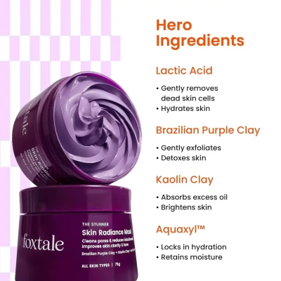 Foxtale De-Tan Face Mask for Gl...