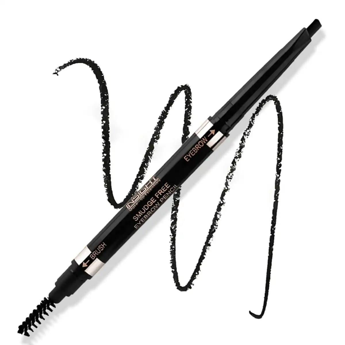 Product image of INSIGHT Smudge Free Eyebrow Pencil with Spoolie | Matte Finish | Long Lasting & Waterproof | For Indian Skin Tones | 30gm |