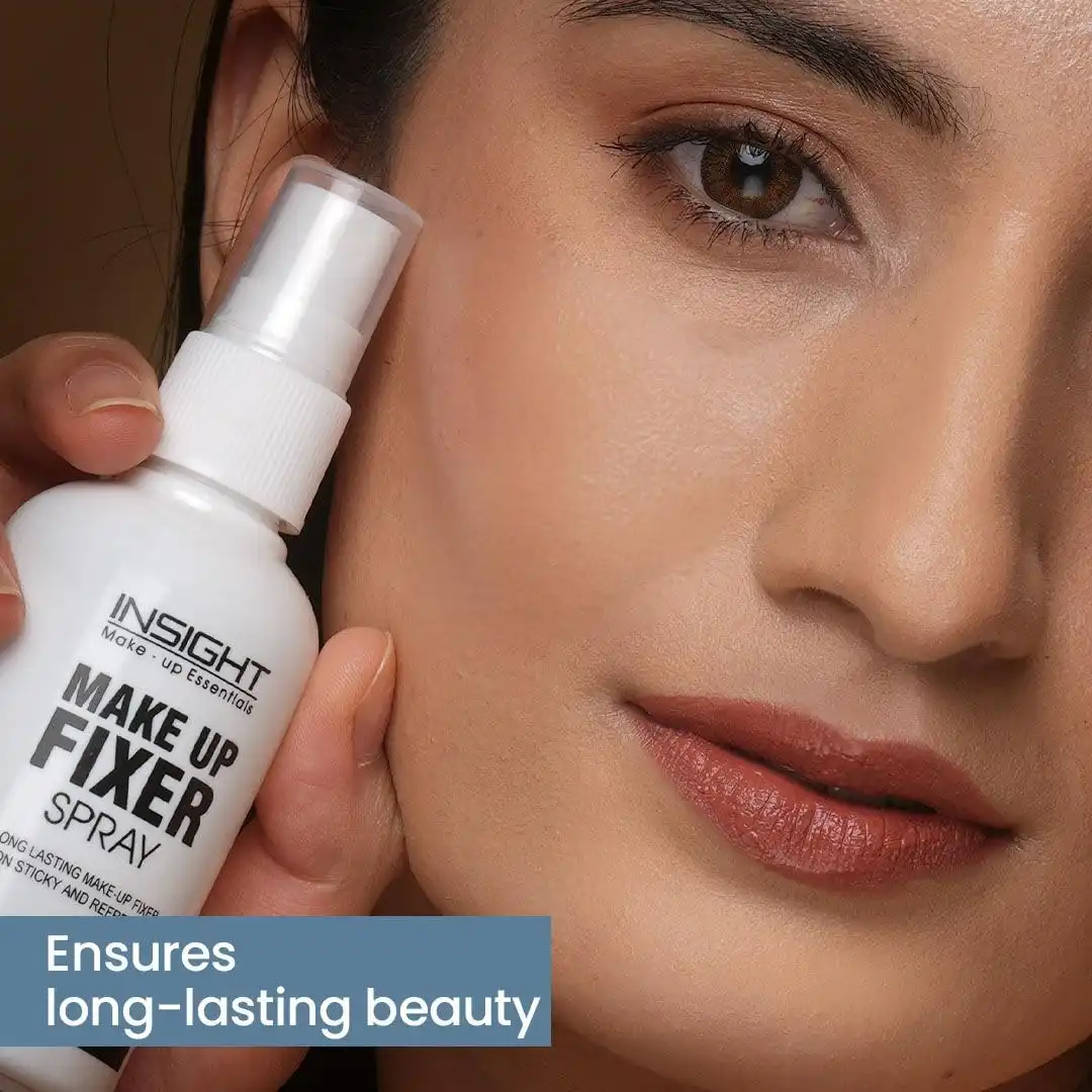 Product image of INSIGHT Makeup Fixer for Long Lasting Makeup, Infused with Aloe Vera for Instant Hydration, Gives Natural Glow & Soothes Skin, Non-Greasy Formula, Hydrating & Refreshing (75 ml)