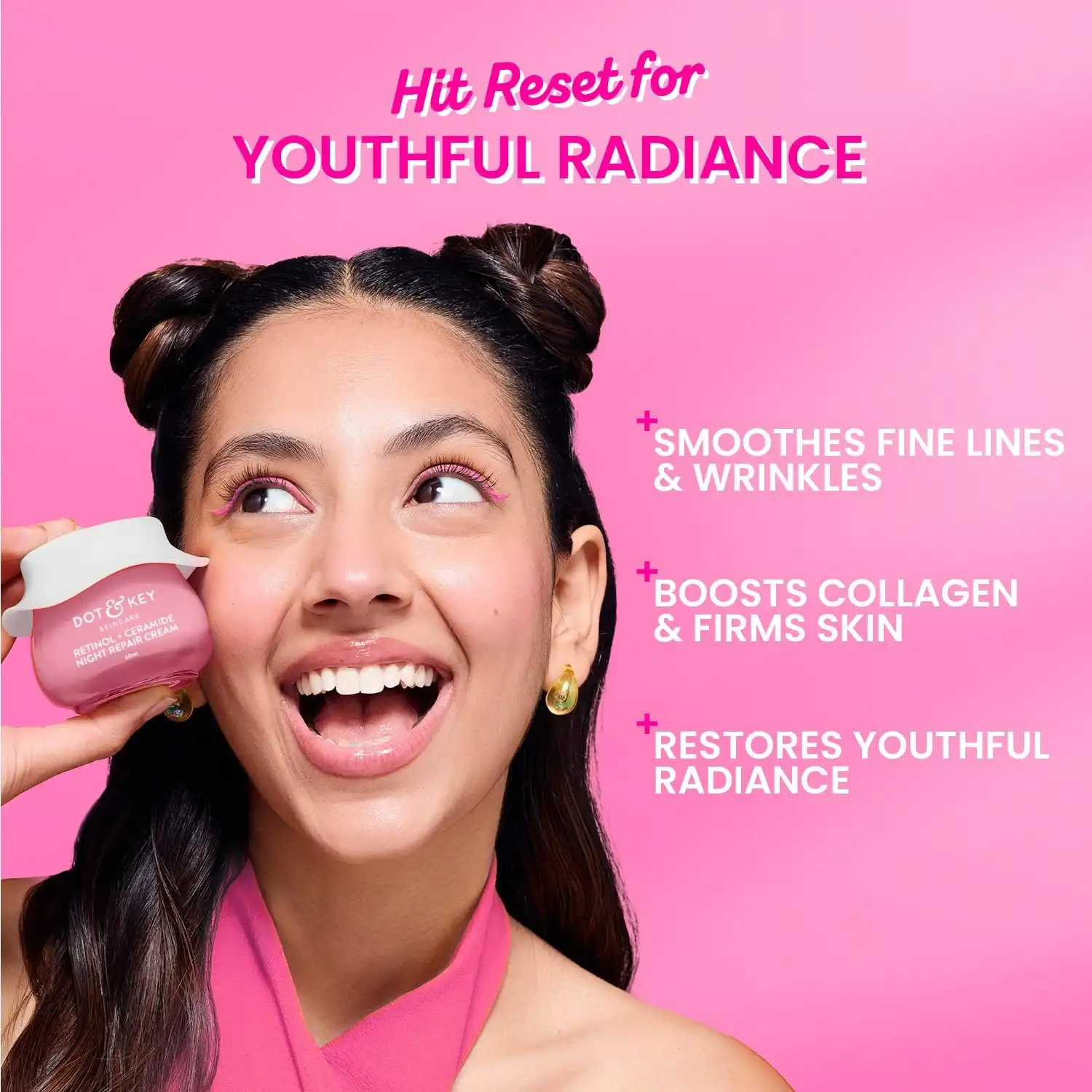 Product image of Dot & Key Night Reset Retinol + Ceramide Night Cream | Anti Aging Cream For Women & Men