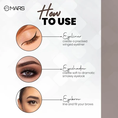 MARS 2-In-1 Hue Gel Matte Eyeli...