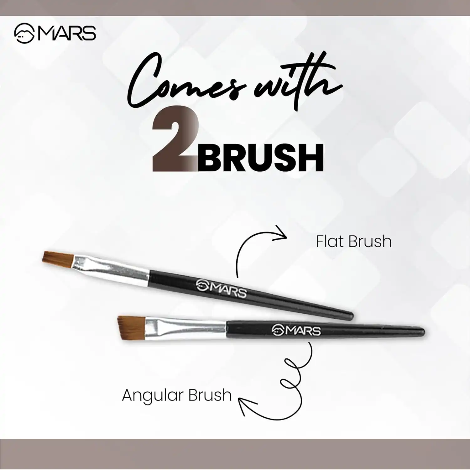 Product image of MARS 2-In-1 Hue Gel Matte Eyeliner | Waterproof & Smudgeproof Formula | Stay Upto 24 Hours | Comes With 2 Brush Set (6.0 Gm) (Black & Brown)