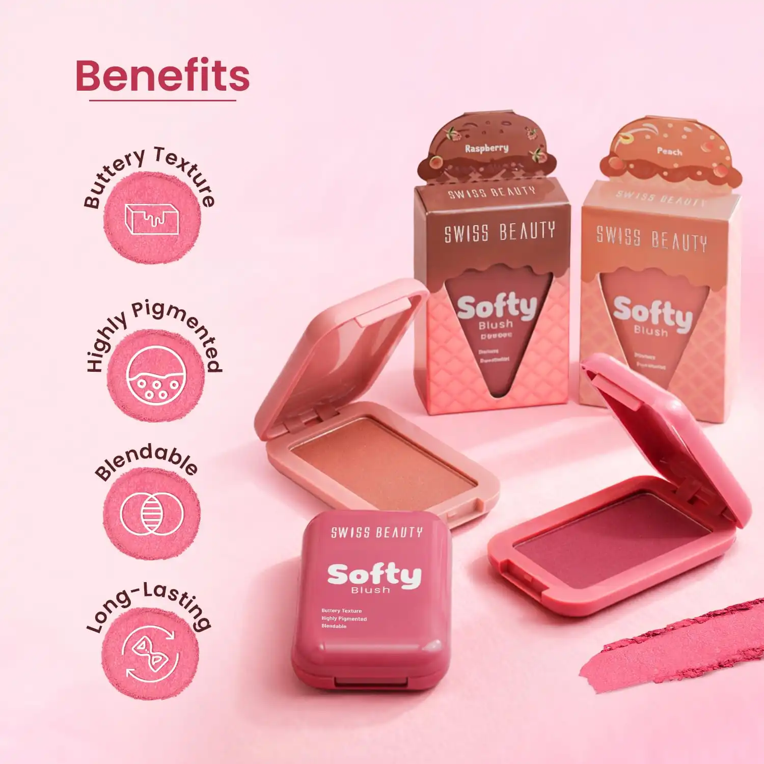Product image of Swiss Beauty Softy Blush