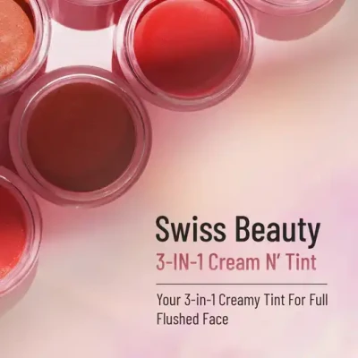 Swiss Beauty 3-in-1 Lip and Che...