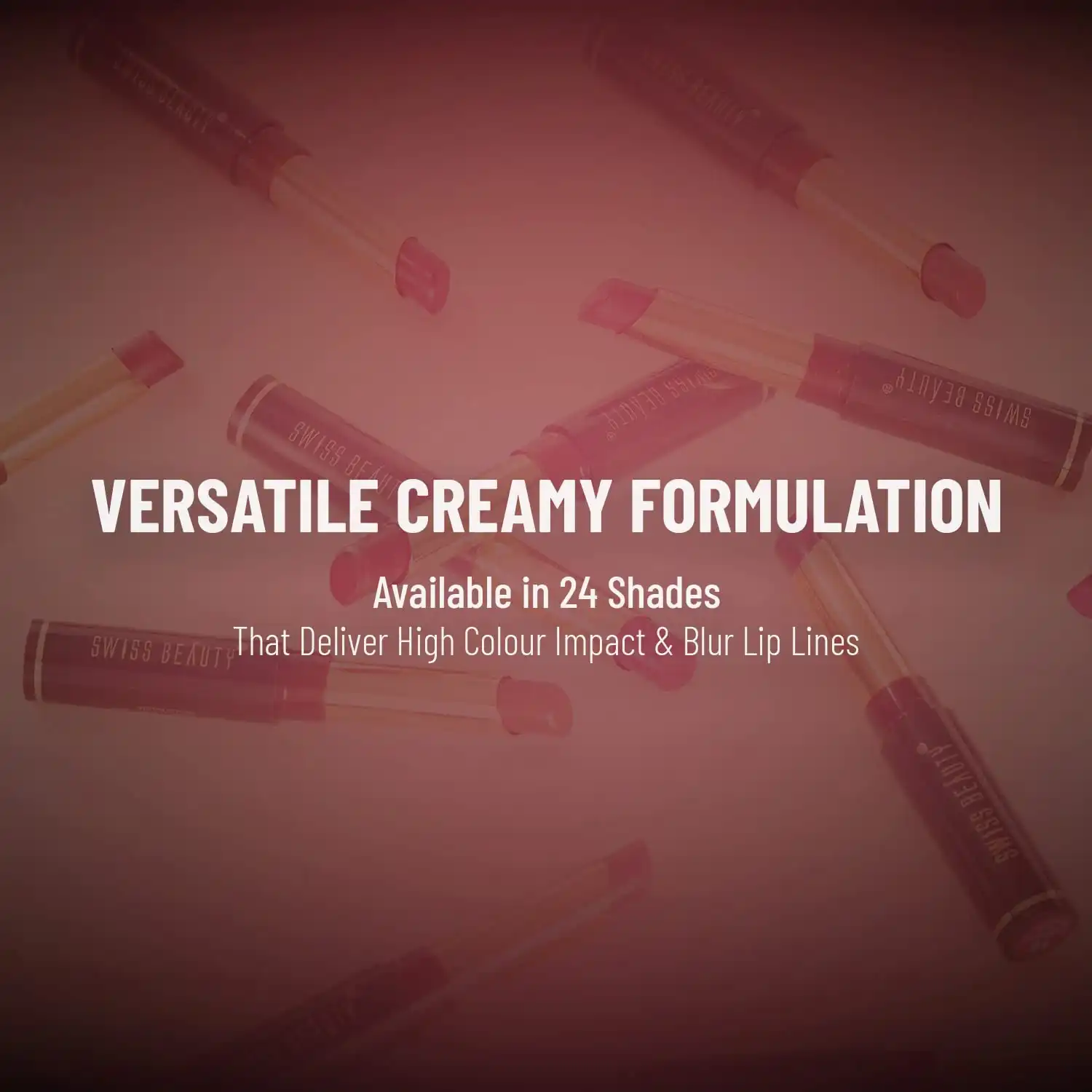 Product image of Swiss Beauty Non-Tranfer Matte Lipstick, Smooth & Waterproof, 2g