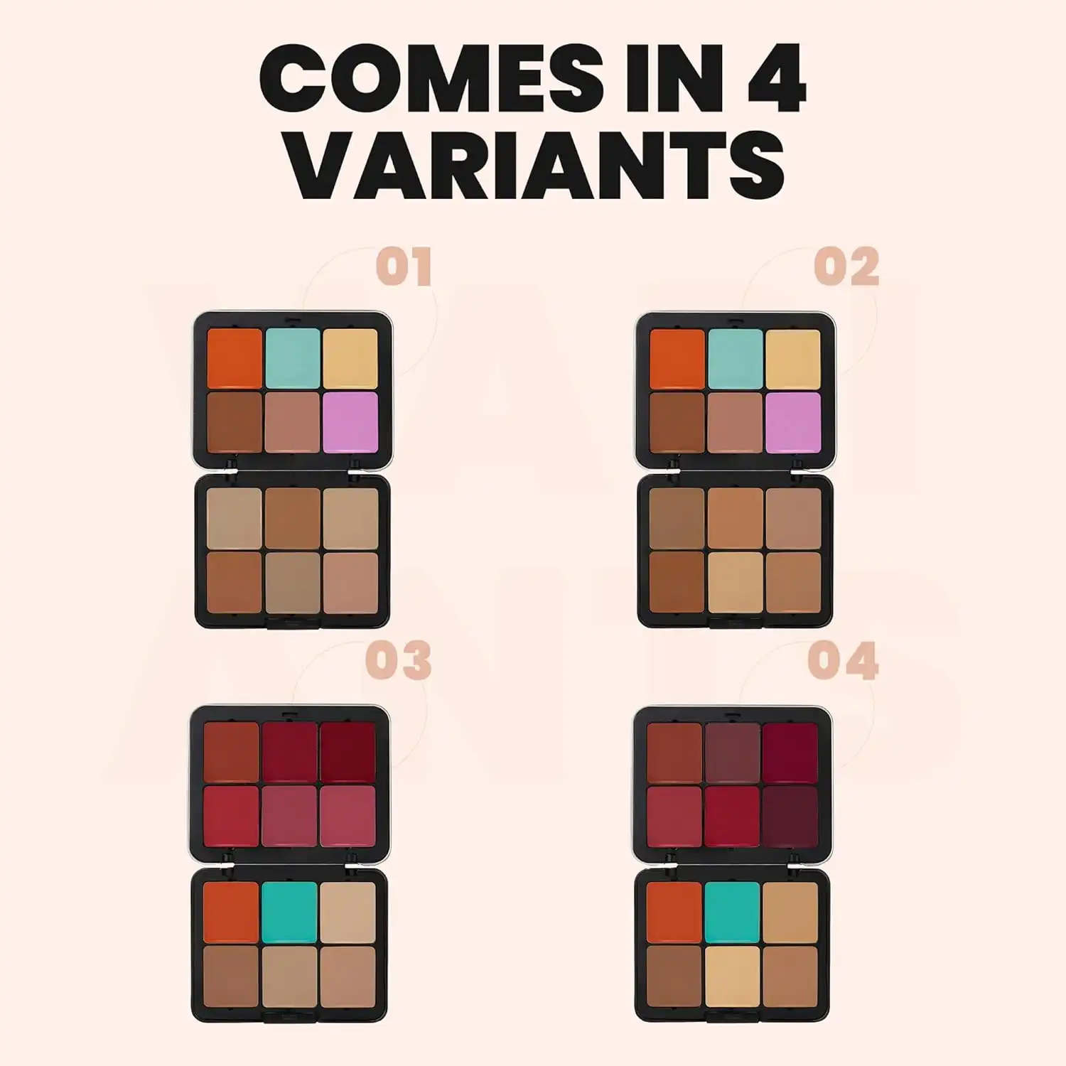 Product image of MARS Cover Rangers Creamy Matte Concealer And Corrector Palette