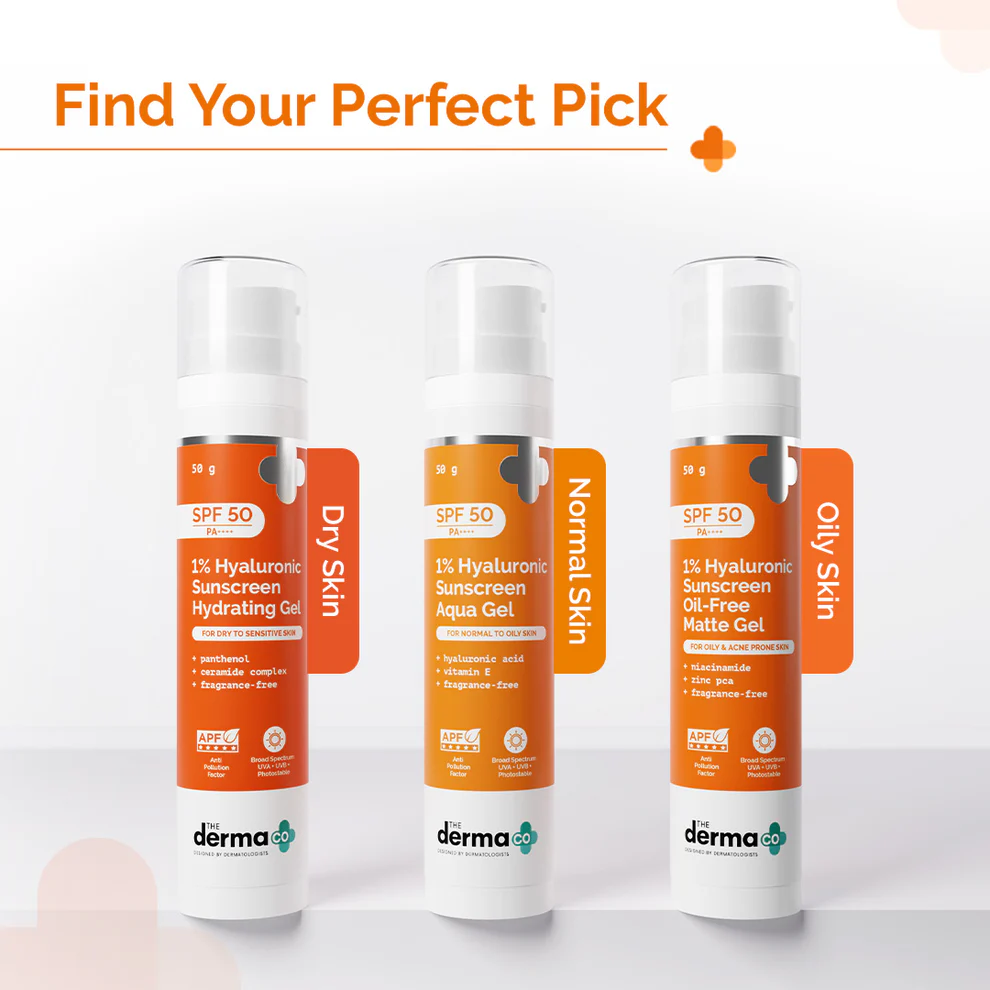 Product image of 1% Hyaluronic Sunscreen Aqua Gel In Vivo Tested  ( For All Skin types )