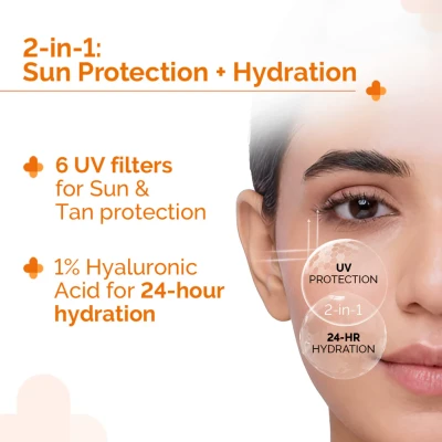 1% Hyaluronic Sunscreen Aqua Ge...