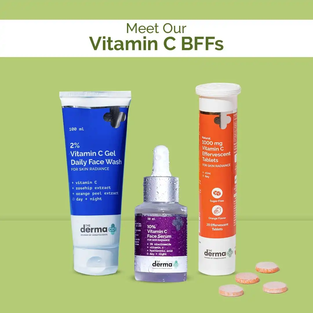 Product image of The Derma Co 5% Vitamin C Oil-Free Daily Face Moisturizer for Skin Radiance | For Oily Skin | For Skin Radiance | Non-Greasy Formula | 100 g