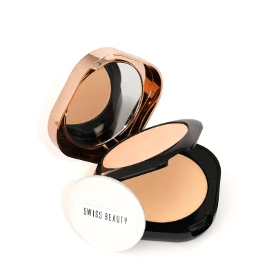 Swiss Beauty Double Duty Compact Powder | 2-in-1 Compact for...