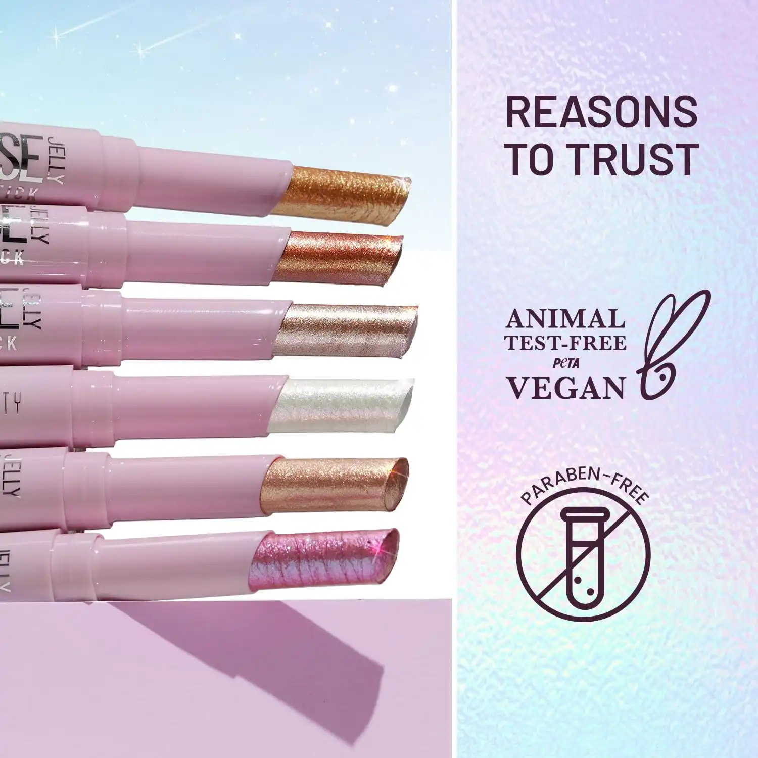 Product image of Swiss Beauty Jelly Verse Eyeshadow Glow Stick | Rich Colour Payoff
