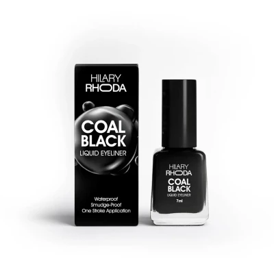 Hilary Rhoda Coal Black Liquid Eyeliner | Smudge-Proof & Wat...