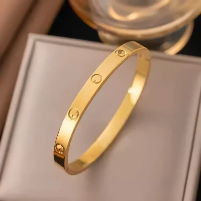 ZENOURA 18K GOLD PLATED PLAIN C...