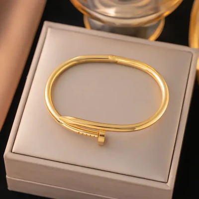 ZENOURA 18K GOLD PLATED PLAIN C...