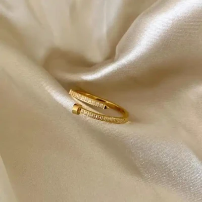 ZENOURA 18K GOLD PLATED CARTIER...