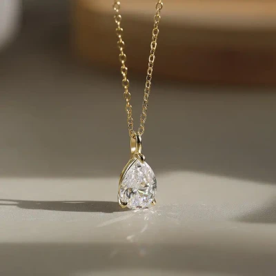 Teardrop Stone Pendant