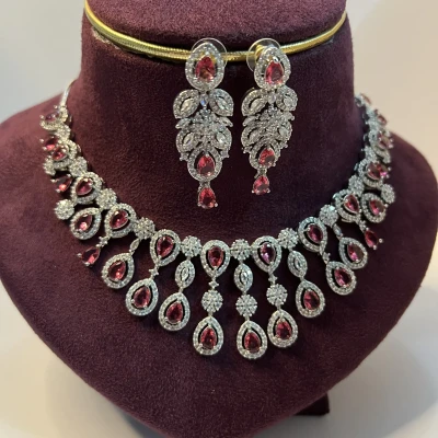 Royale Pink American Diamond St...