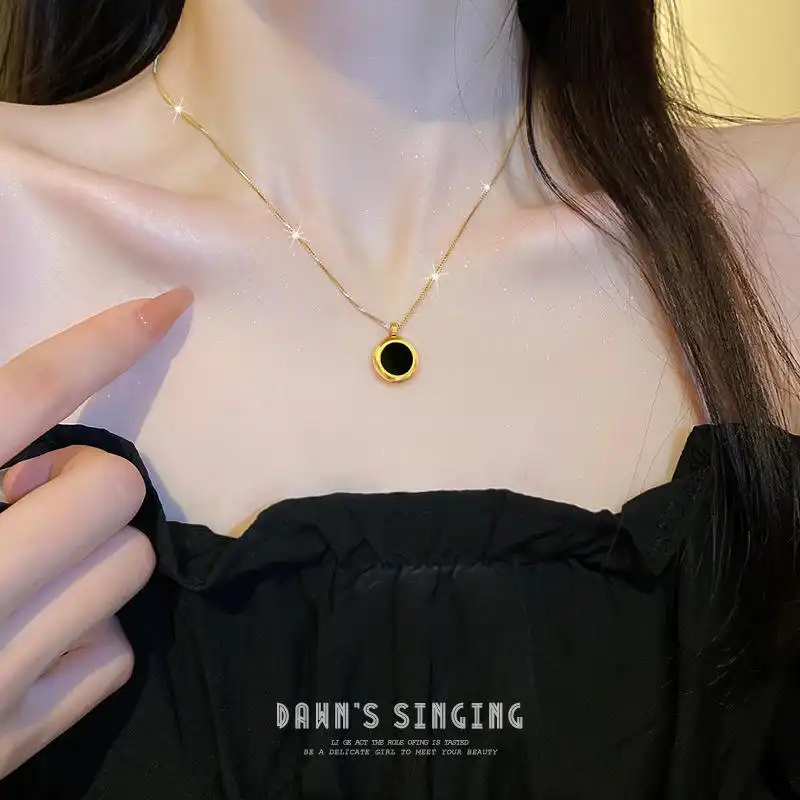 Product image of Black Onyx Round Pendant