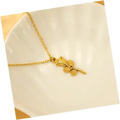 Image of Golden Rose Pendant