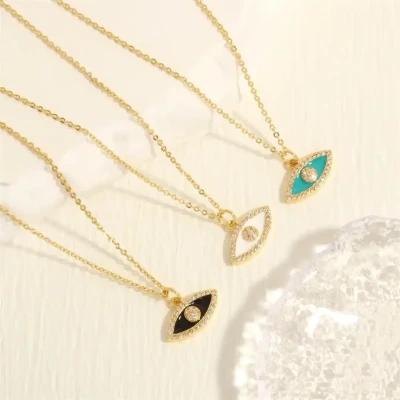 Image of Evil Eye Stone Necklace