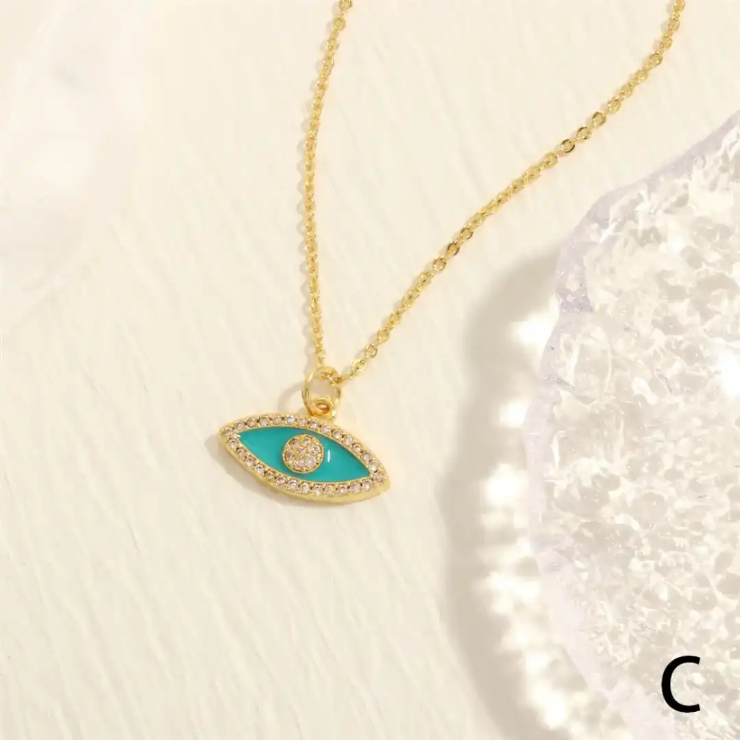 Product image of Evil Eye Stone Necklace