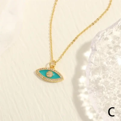 Evil Eye Stone Necklace