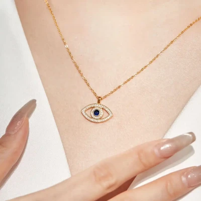 Image of Noor Eye Pendant Necklace