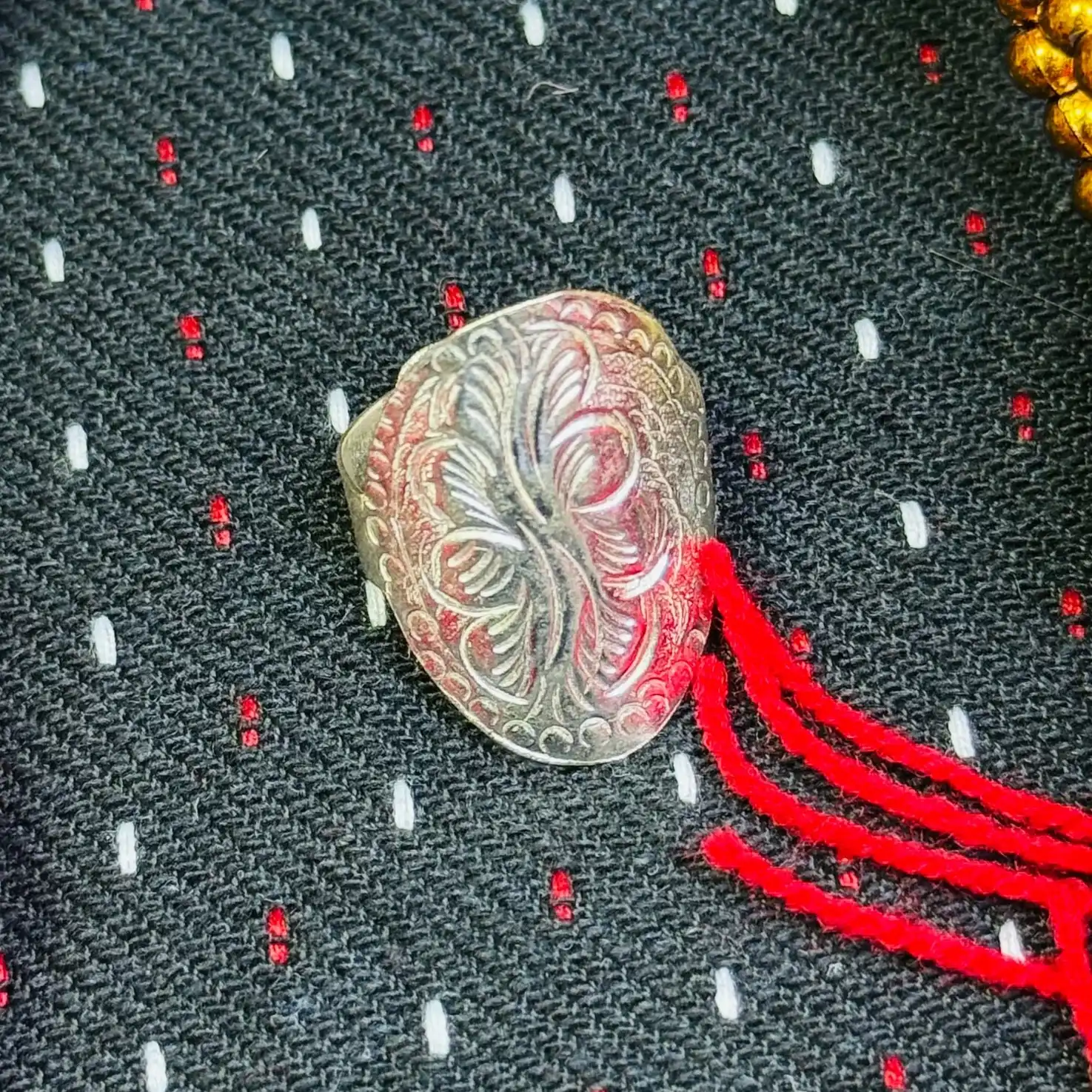 Printed Newari Ring