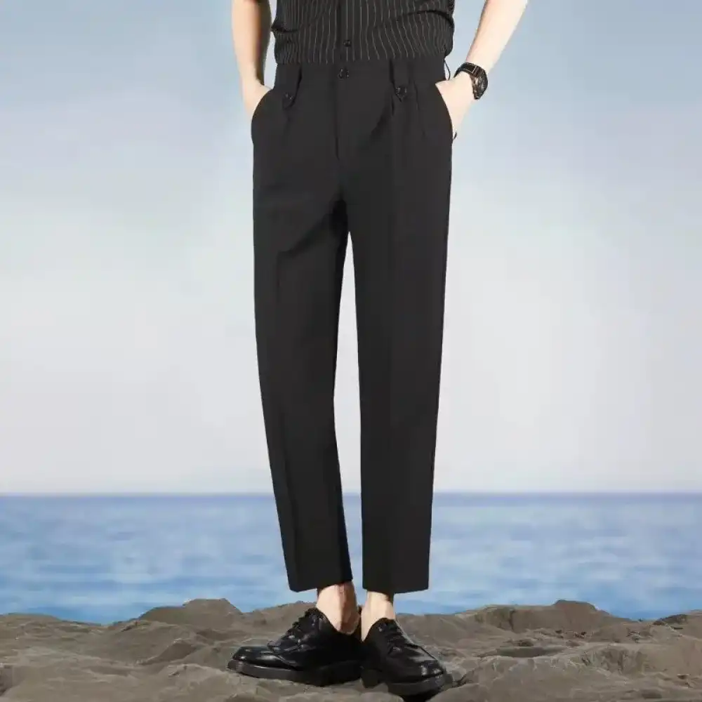 Product image of K02# Straight Loose Formal Pant