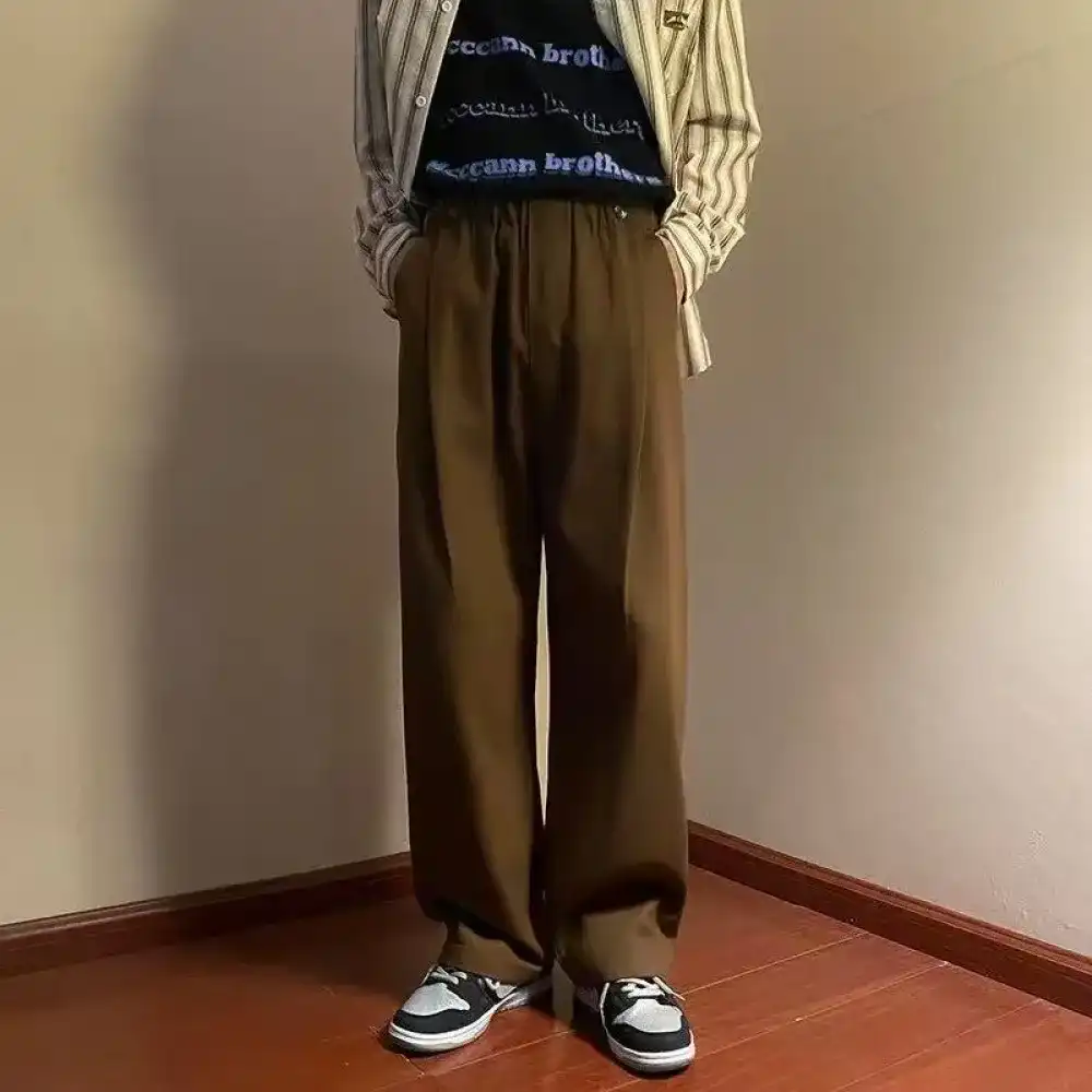 Product image of K10 High Waist Twill Formal Pant " Brown "