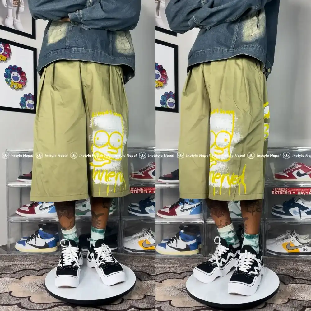 Product image of Kz198019 Simpson Printed Jorts " Green "