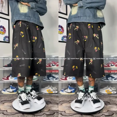 Kz701 Luffy Printed Baggy Loose...