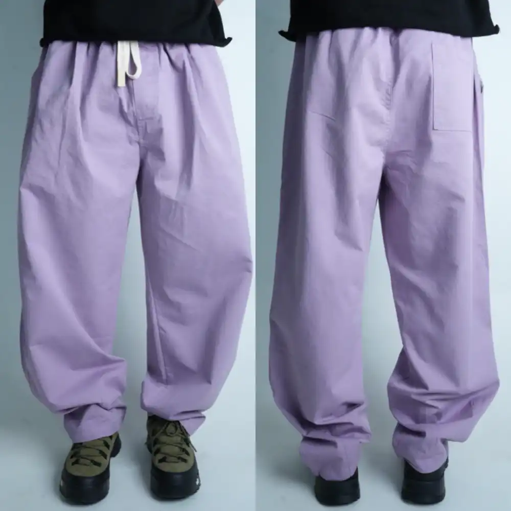 Product image of K62014 Baggy Twill Cotton Track Pant " Purple "