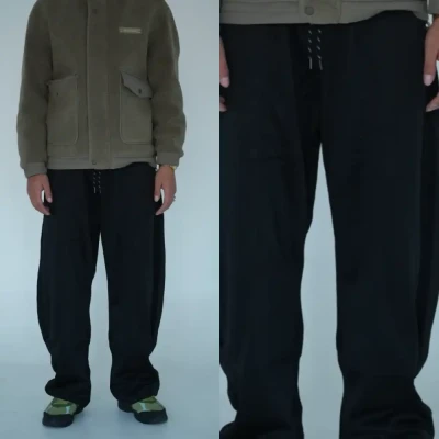 Z003 Basic Plain Straight Baggy...