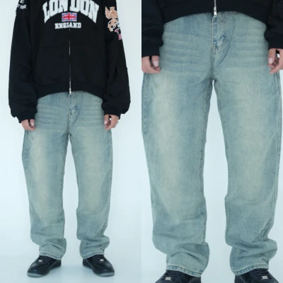 K153 Straight Taper Fit Jeans P...