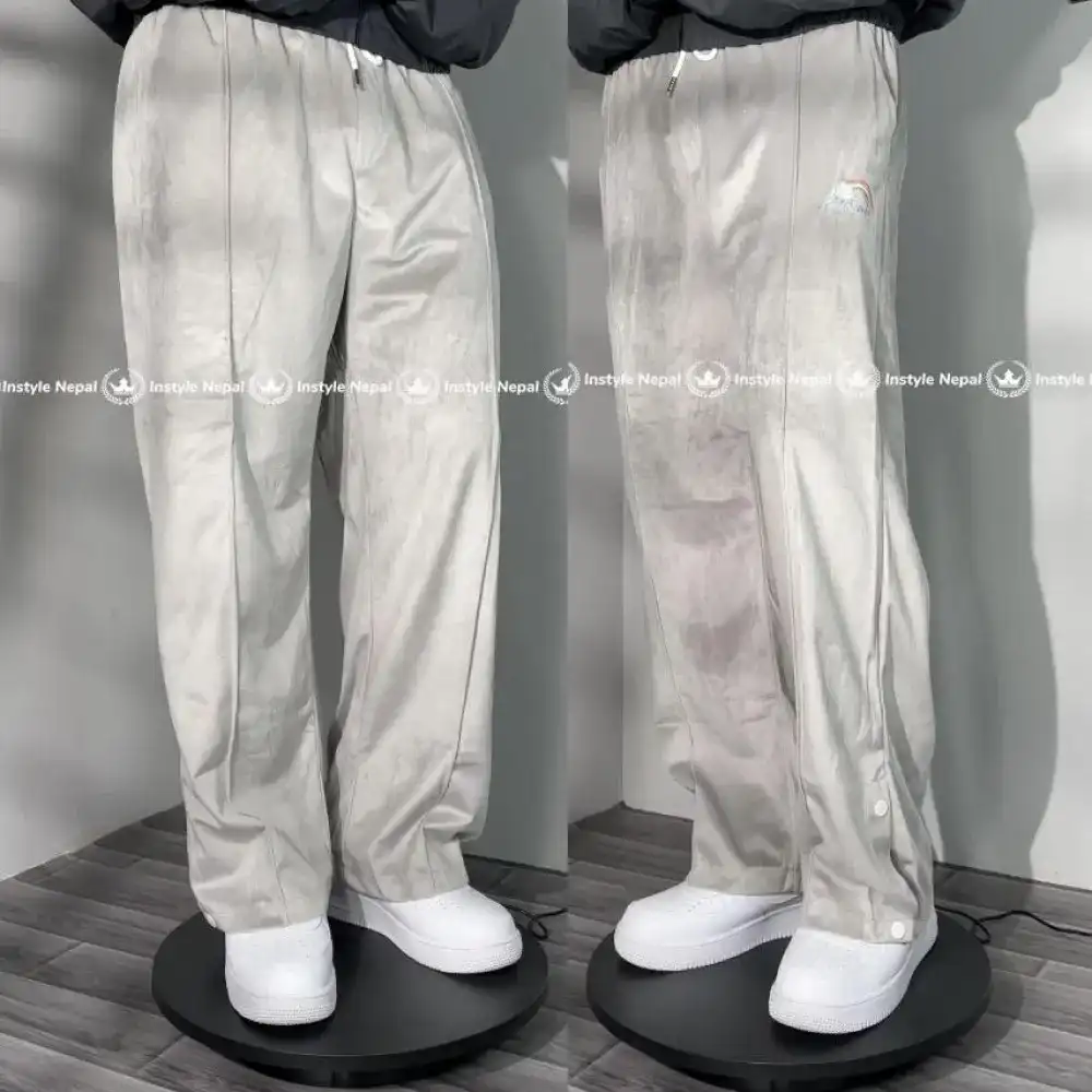Product image of 022 Rainbow Printed Shiny Track " Grey "
