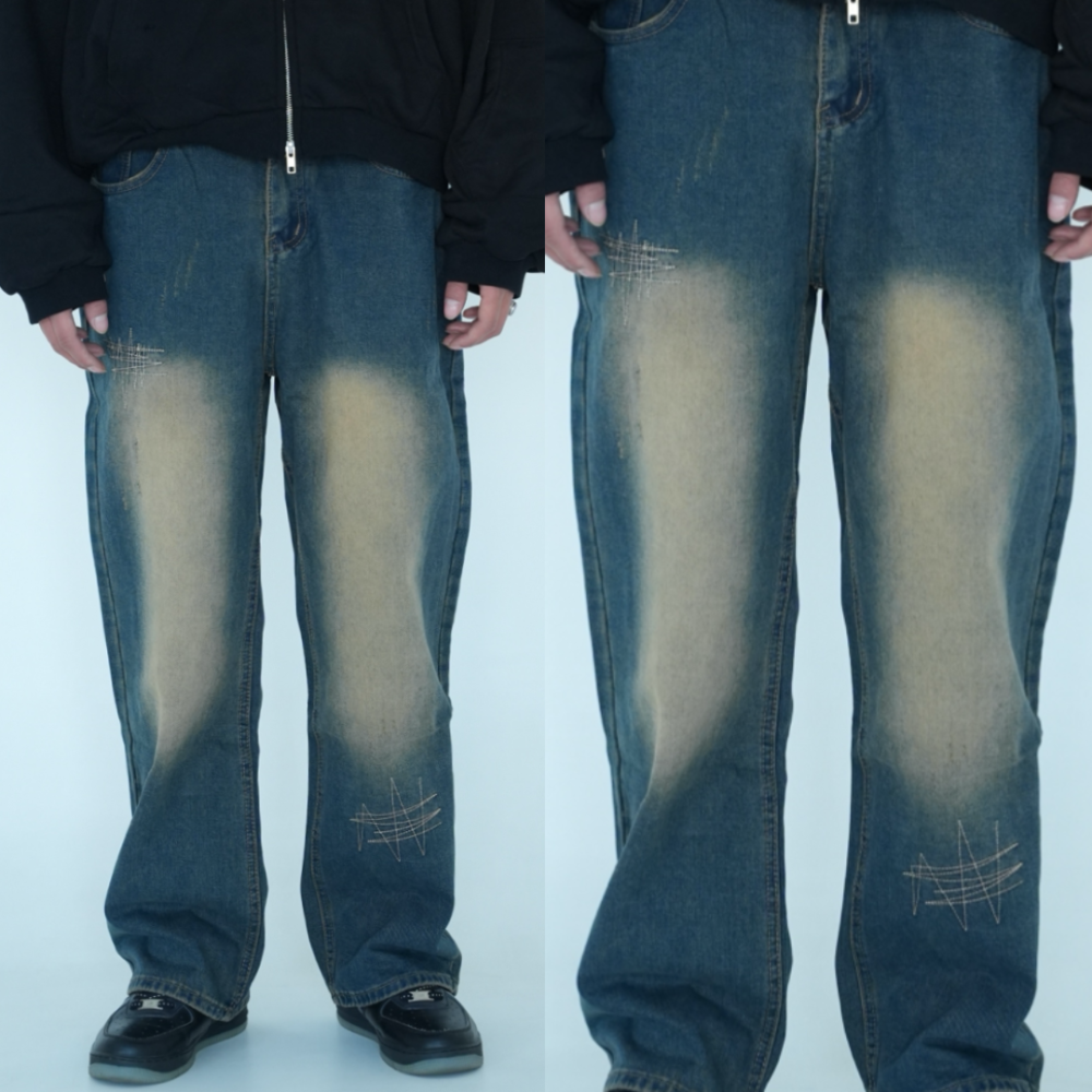 Product image of Nk22116 Embroidered Vintage Pant
