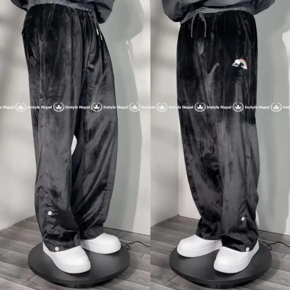 Product image of 022 Rainbow Printed Shiny Track " Black "