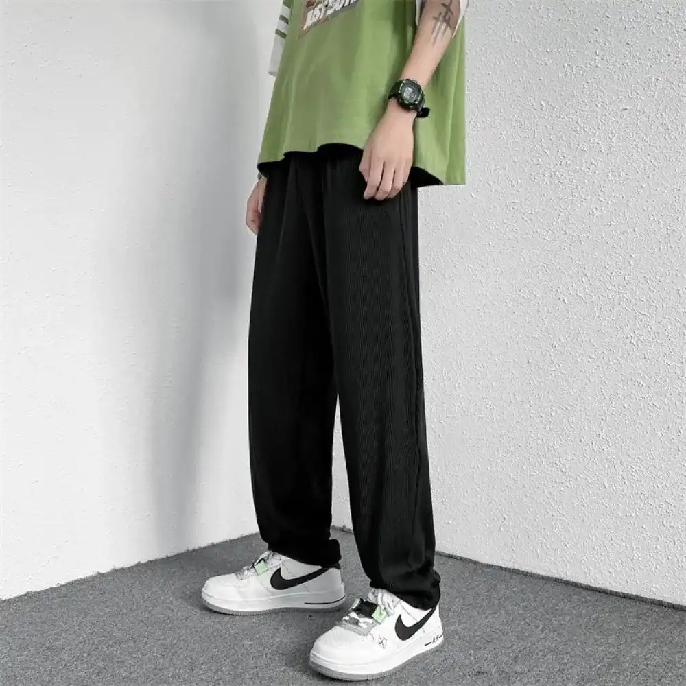 Product image of K50 Shining Lining Straight Baggy Track " Black "