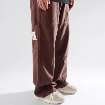 K181 Straight Baggy Wide Leg Tr...