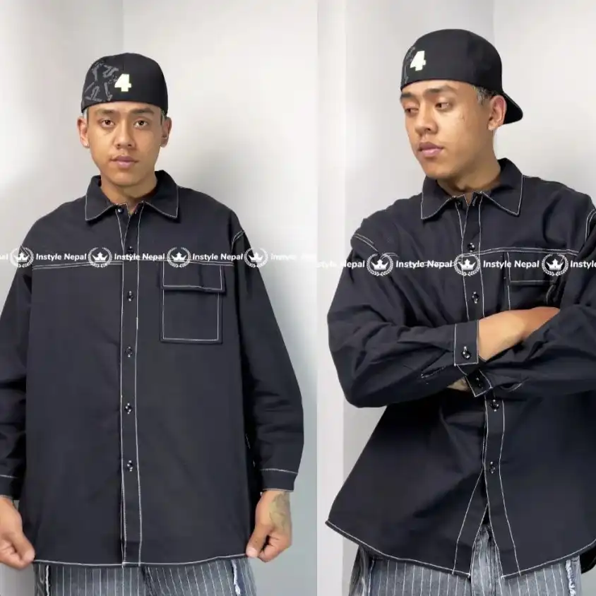 Product image of Stitching Front Pocket Full Shirt