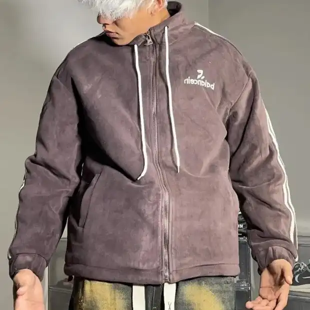 Product image of 8588# Velvet Padded Over Size Jacket
