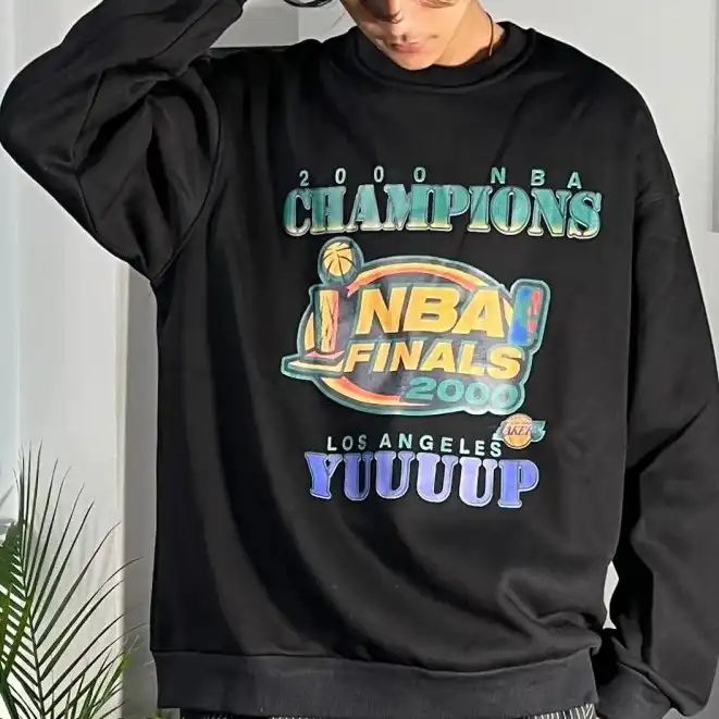 Product image of F201 Nba Finals Printed Over Size Fleece Inside Sweatshirt