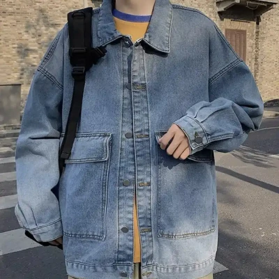 Big Front Pocket Baggy Over Siz...