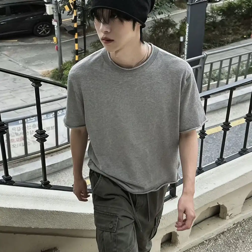 Product image of 65189 Muscle Fit Knitted T-shirt