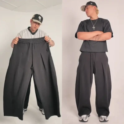 652 Straight Fit Baggy Track