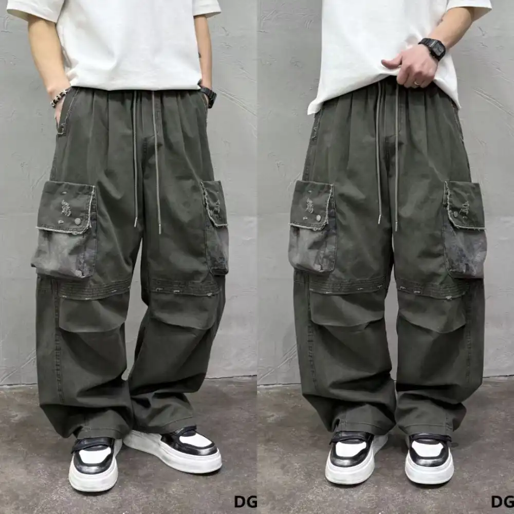 Product image of Dg26020 Cargo Baggy Flaire Track Pant